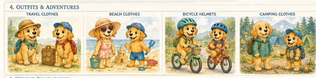 Family outfits for travel, beach, biking and camping adventures.